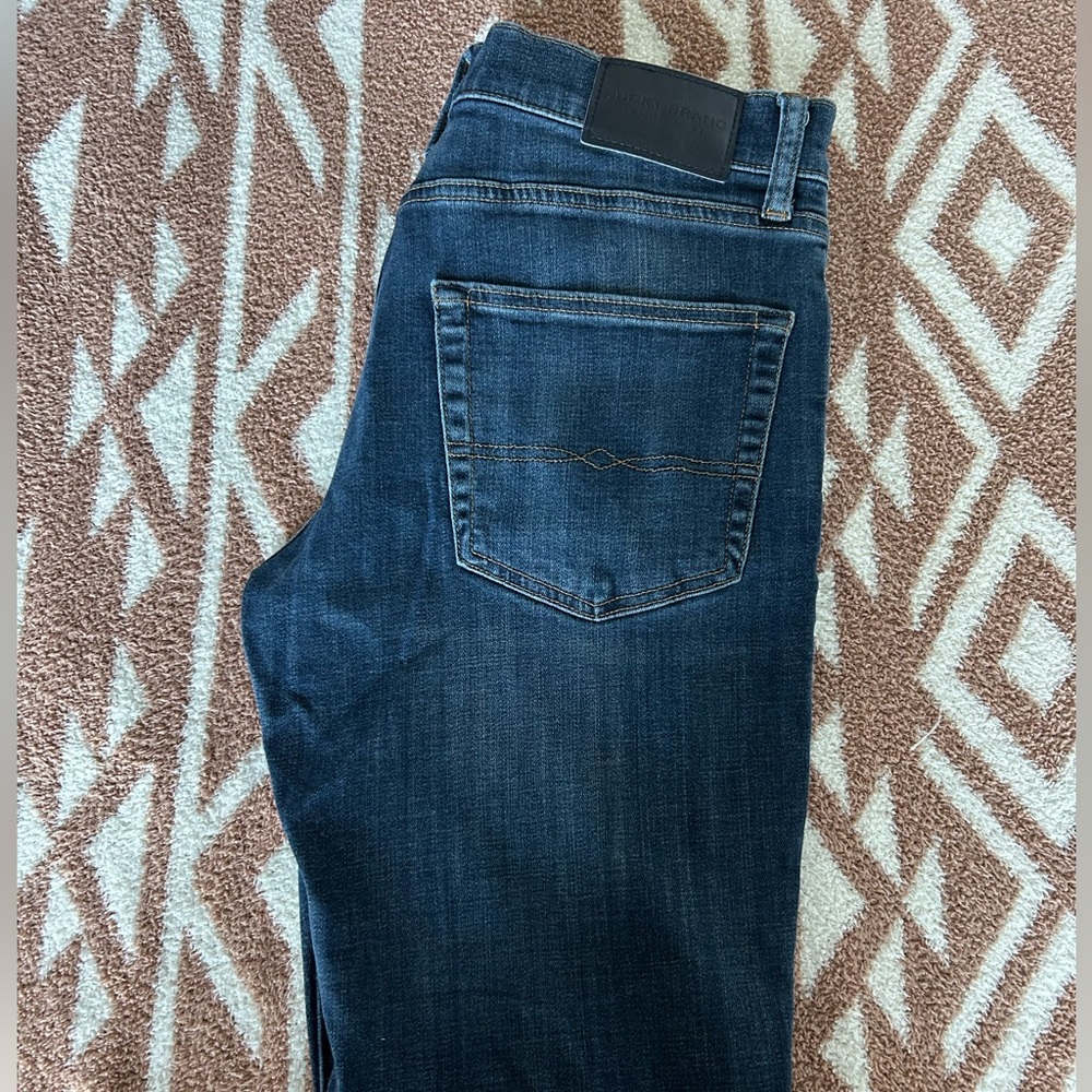 Lucky Brand Dark Blue Straight Jeans